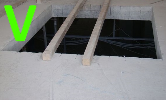 Ровный торец плиты со стяжкой